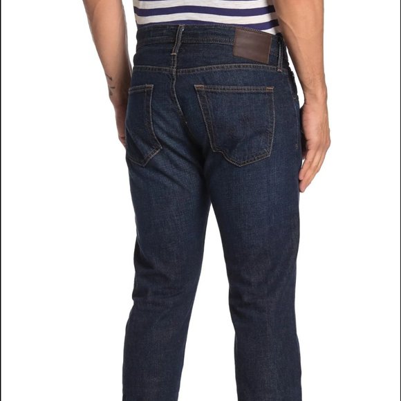 NWT AG Men's Jeans Matchbox Slim Straight  HERITAGE Medium Blue 33 W x 34L RARE! - Picture 6 of 9